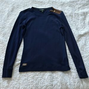 LAUREN by Ralph Lauren navy blue sweater